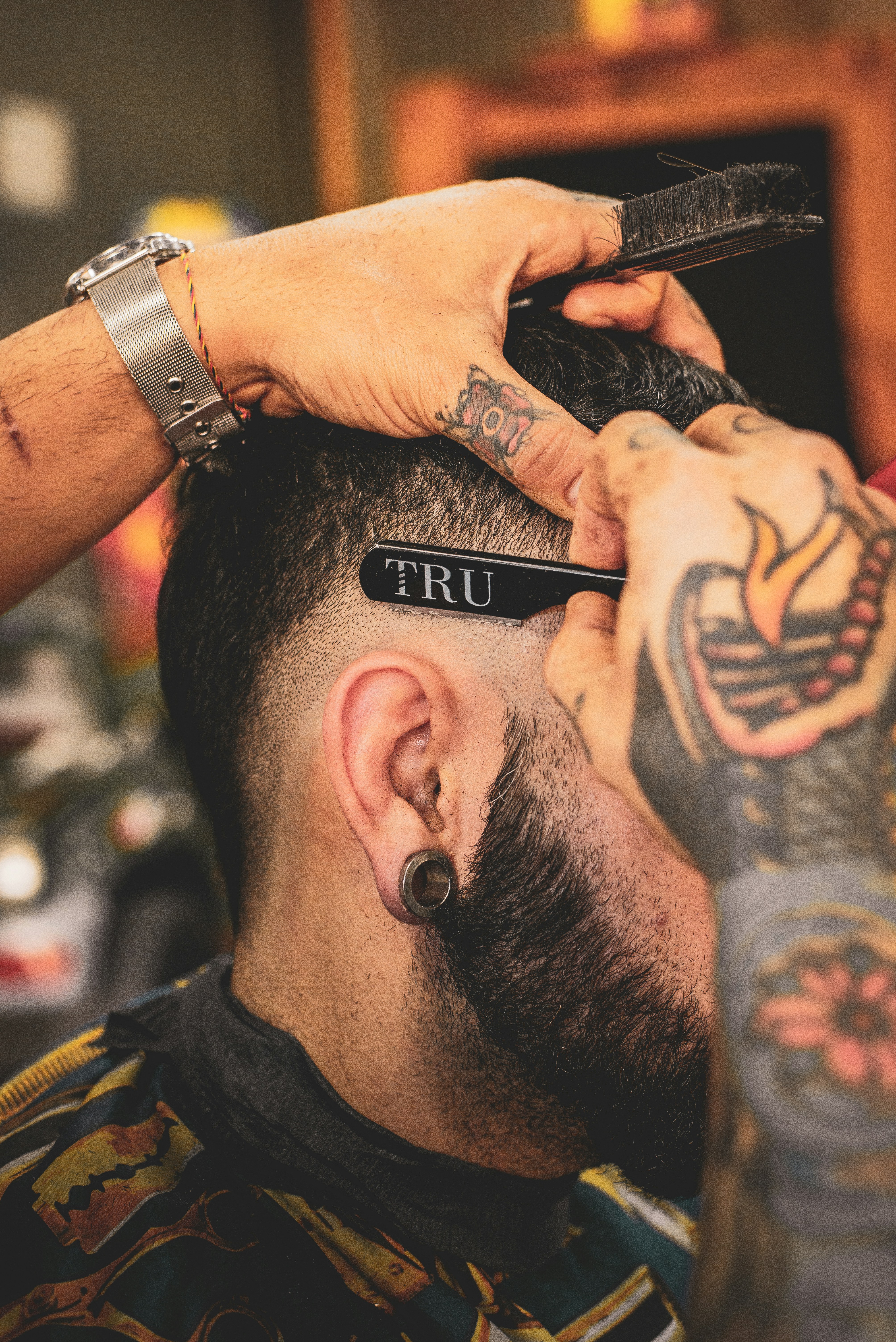 Barber shop interior